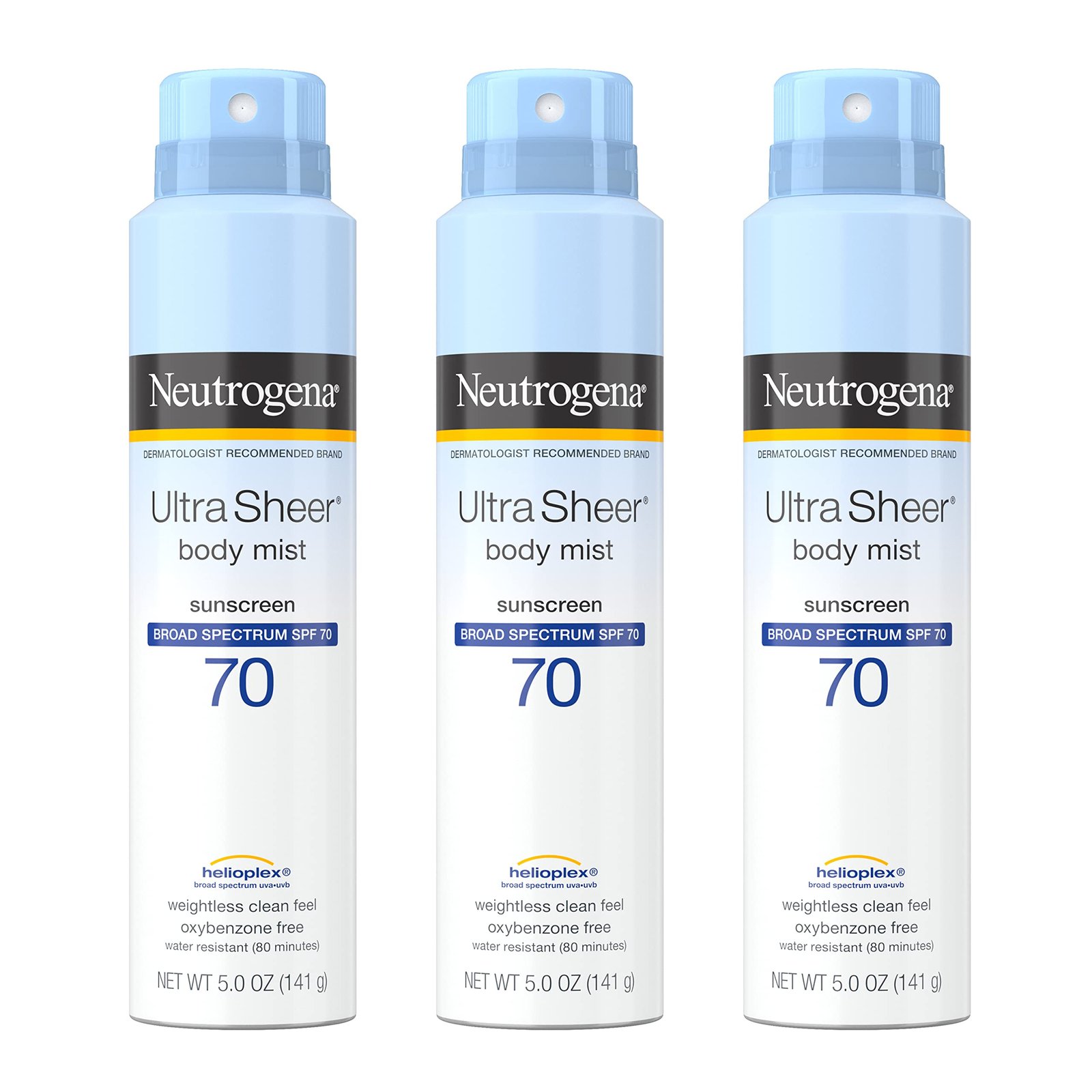 Neutrogena Sunscreen Spray, Ultra Sheer ® Body Mist, 