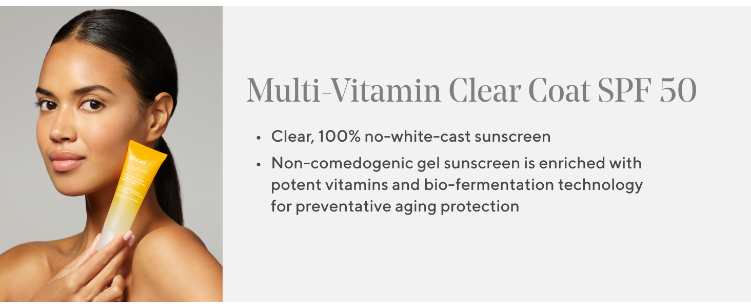 Murad Multi-Vitamin Clear Coat Sunscreen SPF 50